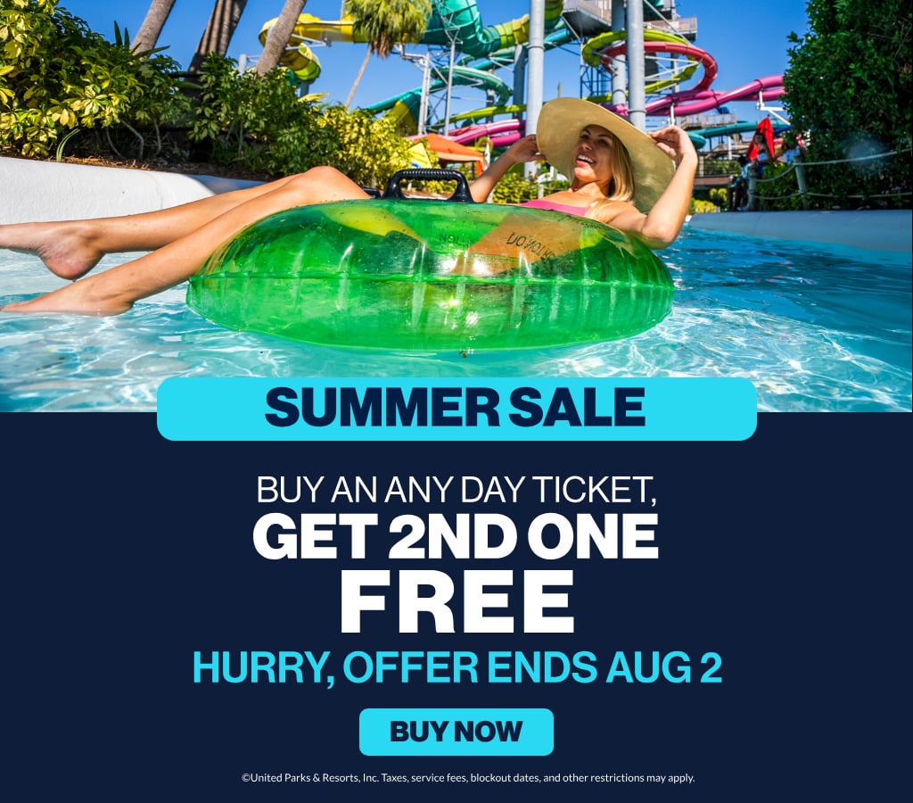 Buy an Any Day Ticket get a 2nd one FREE